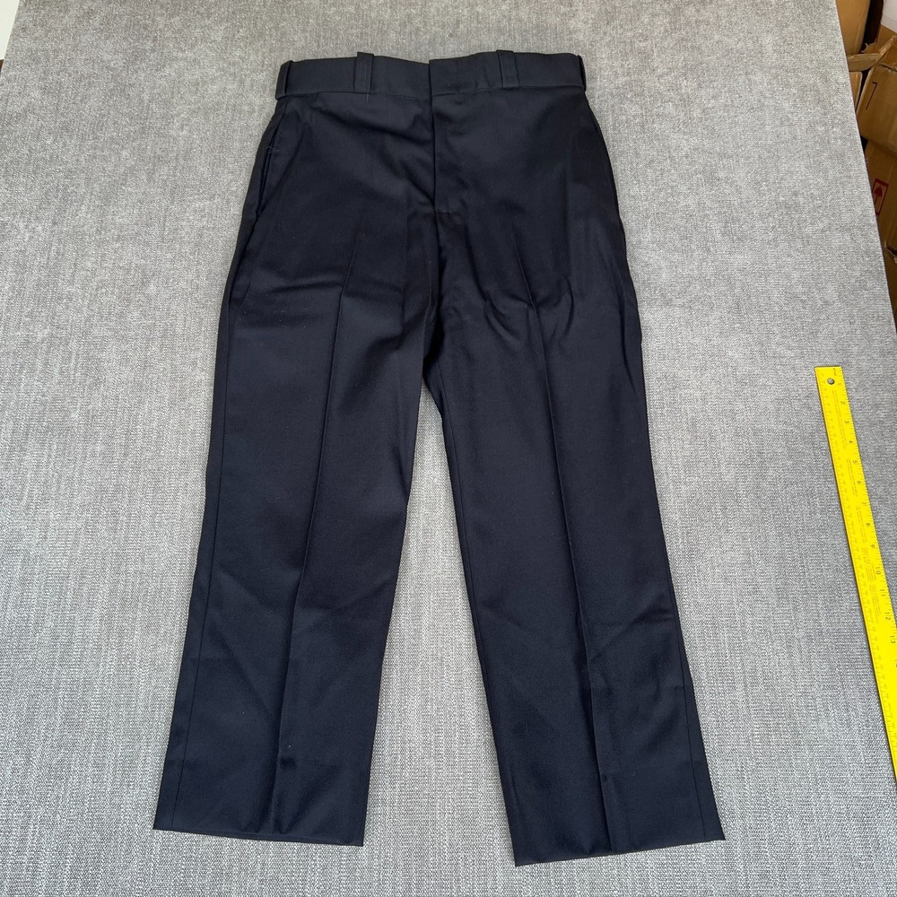Elbeco Pants Dress Mens 35R Black Wool Professional Business Career Straight Leg
